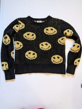 Jolie Black and Yellow Knit Sweater
